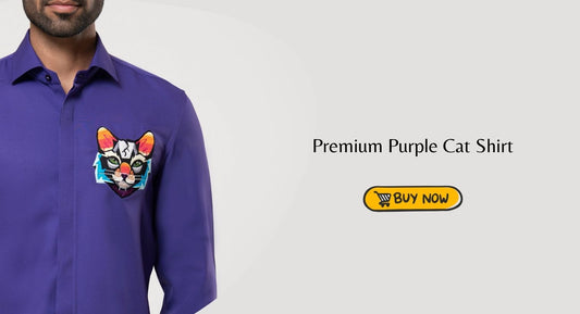 Unleash Your Feline Fashion with the Premium Purple Cat Shirt