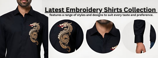 Latest Embroidery Shirts Collection