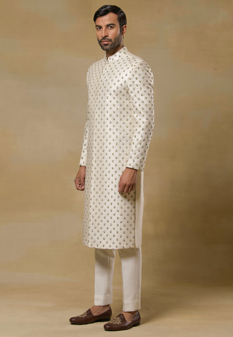 Ligh Gold Sherwani