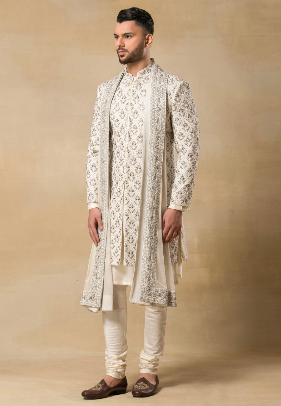 Ivory Sherwani for Men