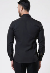 Black Shirt Embroidered