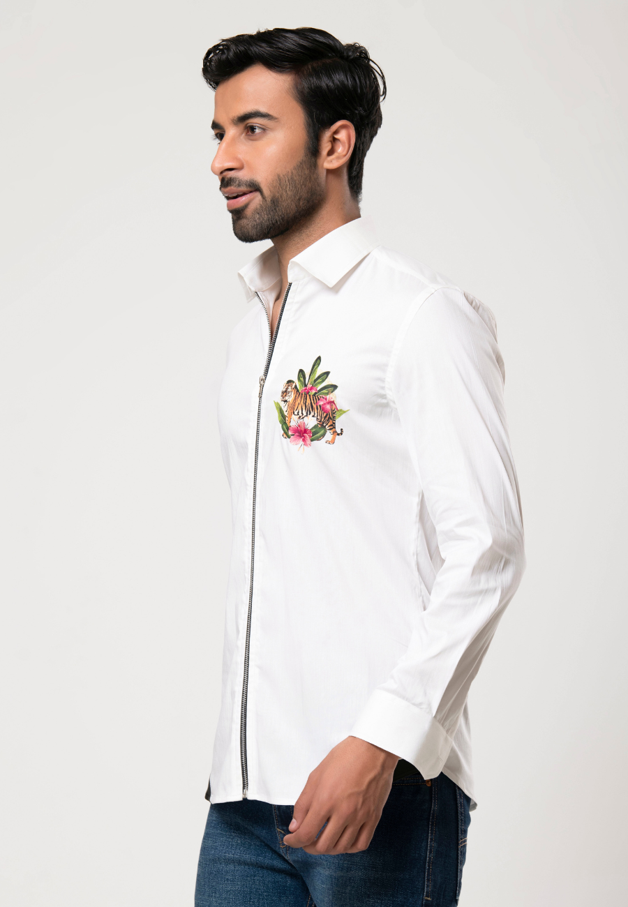 Premium White Cotton Shirt