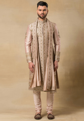 Onion  Embroidered Sherwani