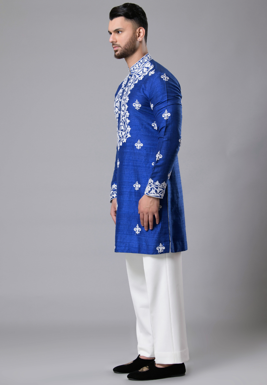 Blue Kurta Set for Men