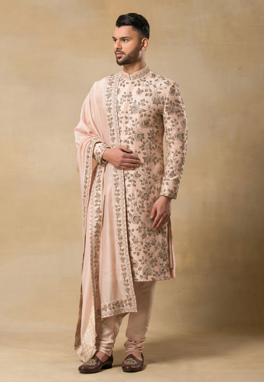 Pink Sherwani for Men