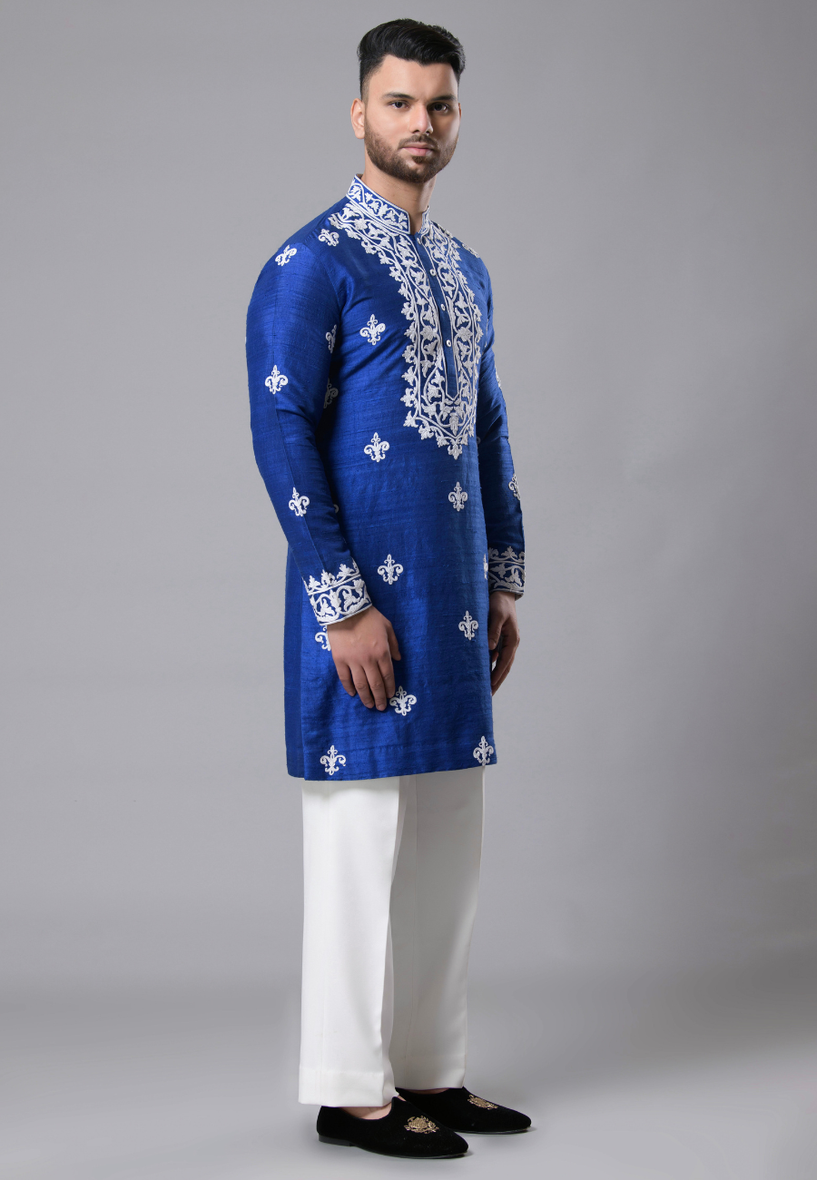 Blue Kurta Set for Men