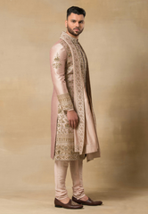 Onion  Embroidered Sherwani