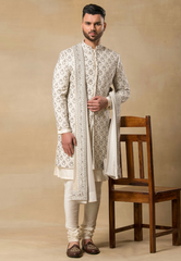 Ivory Sherwani for Men