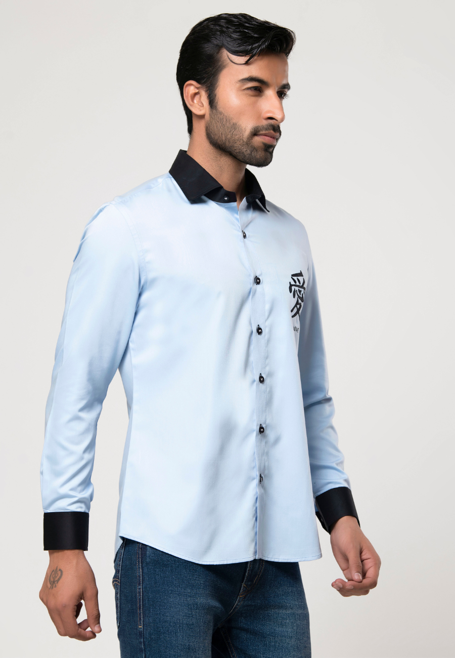 Premium Light Sky Blue Shirt