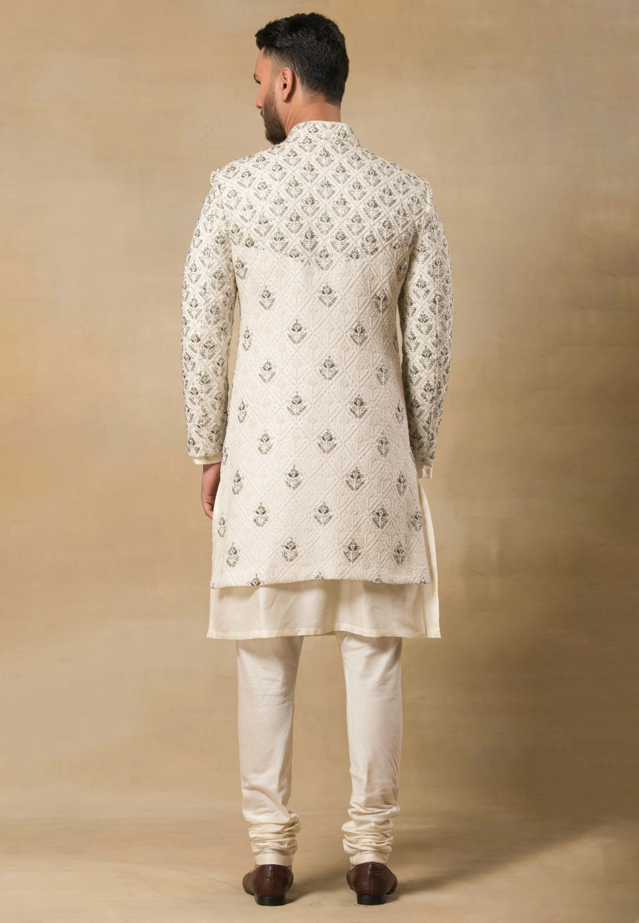 Ivory Sherwani for Men