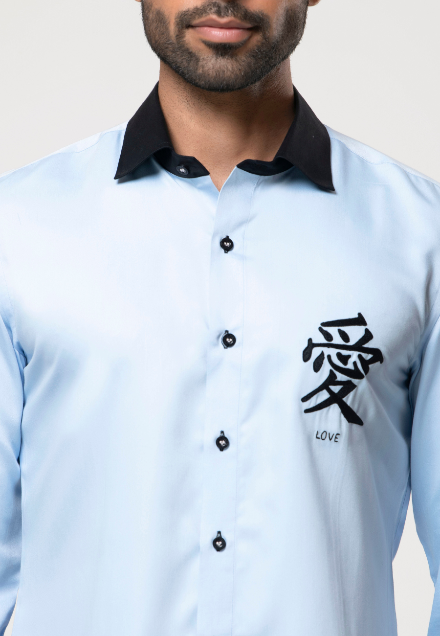 Premium Light Sky Blue Shirt