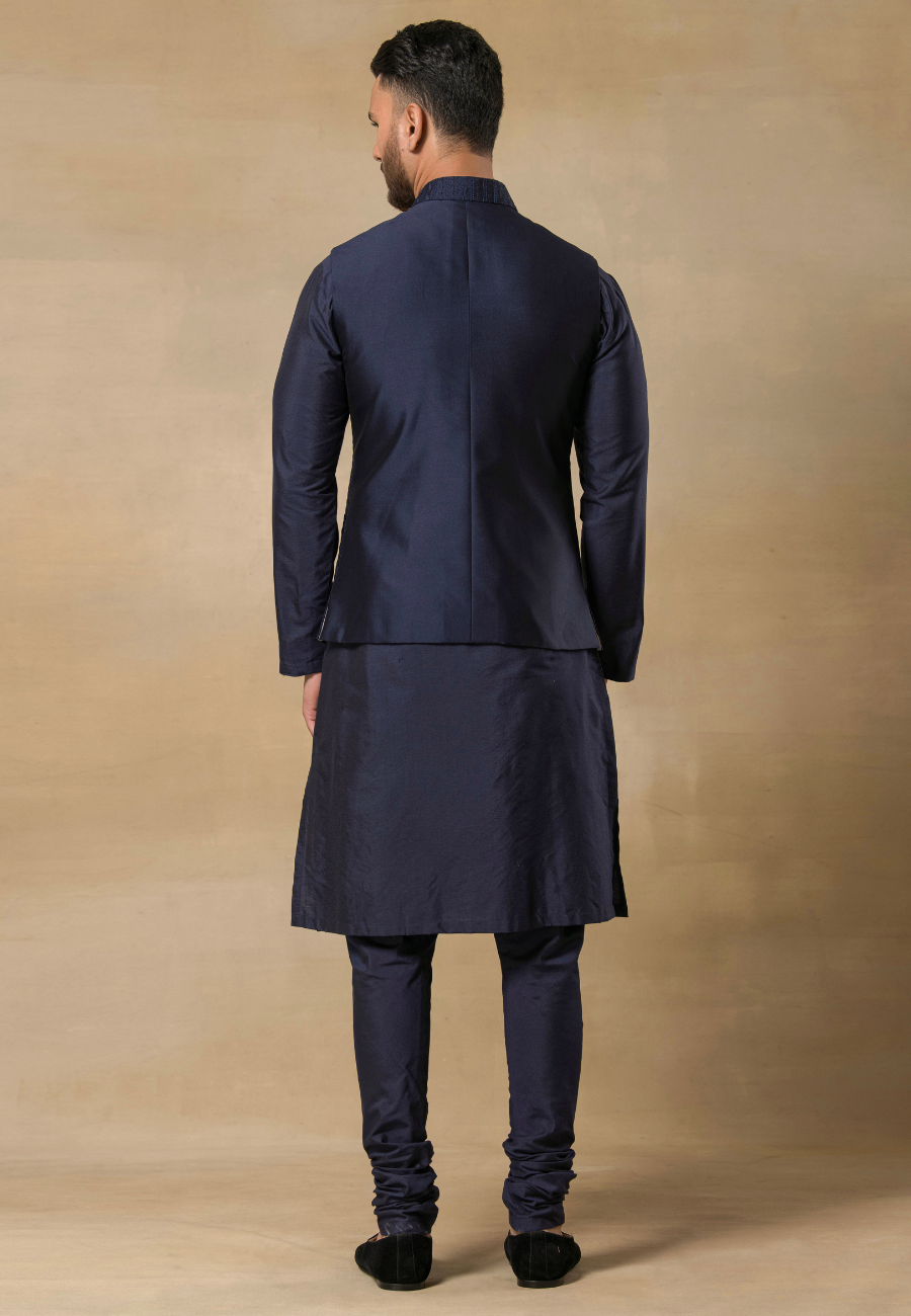 Navy Blue Bundi