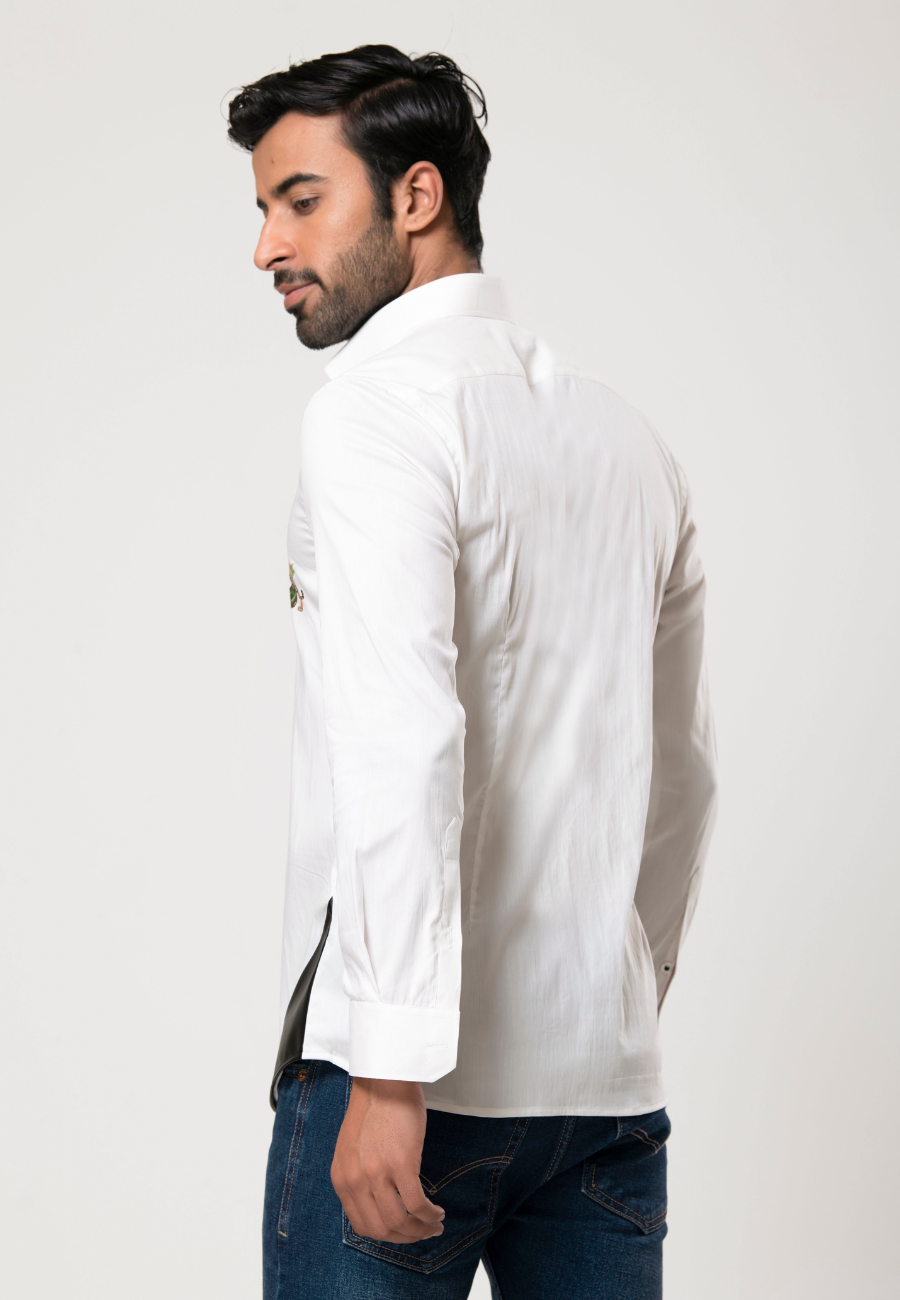 Premium White Cotton Shirt