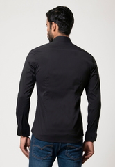 Men's Premium Black Cotton Shirt