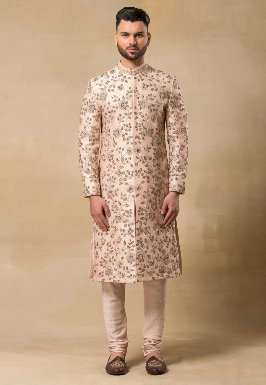 Pink Sherwani for Men