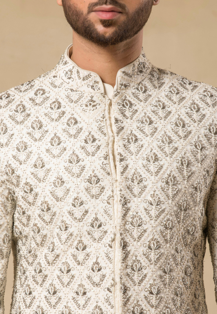 Ivory Sherwani for Men