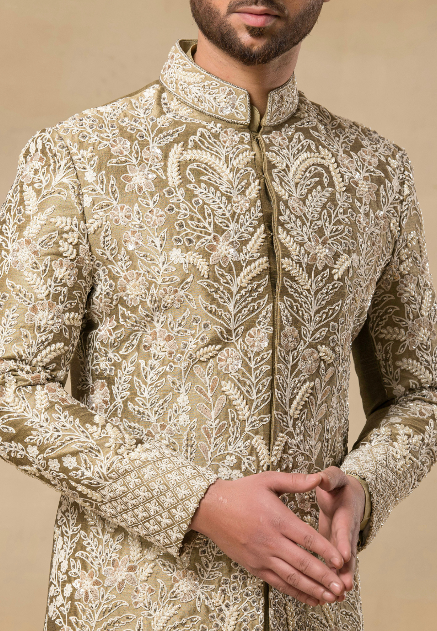 mbroidered Sherwani for Men