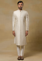 Ligh Gold Sherwani