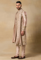 Onion  Embroidered Sherwani