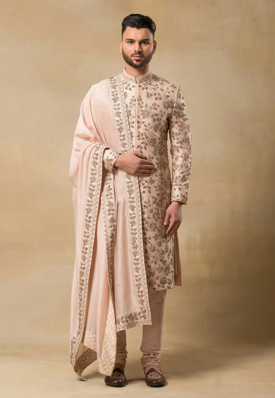 Pink Sherwani for Men