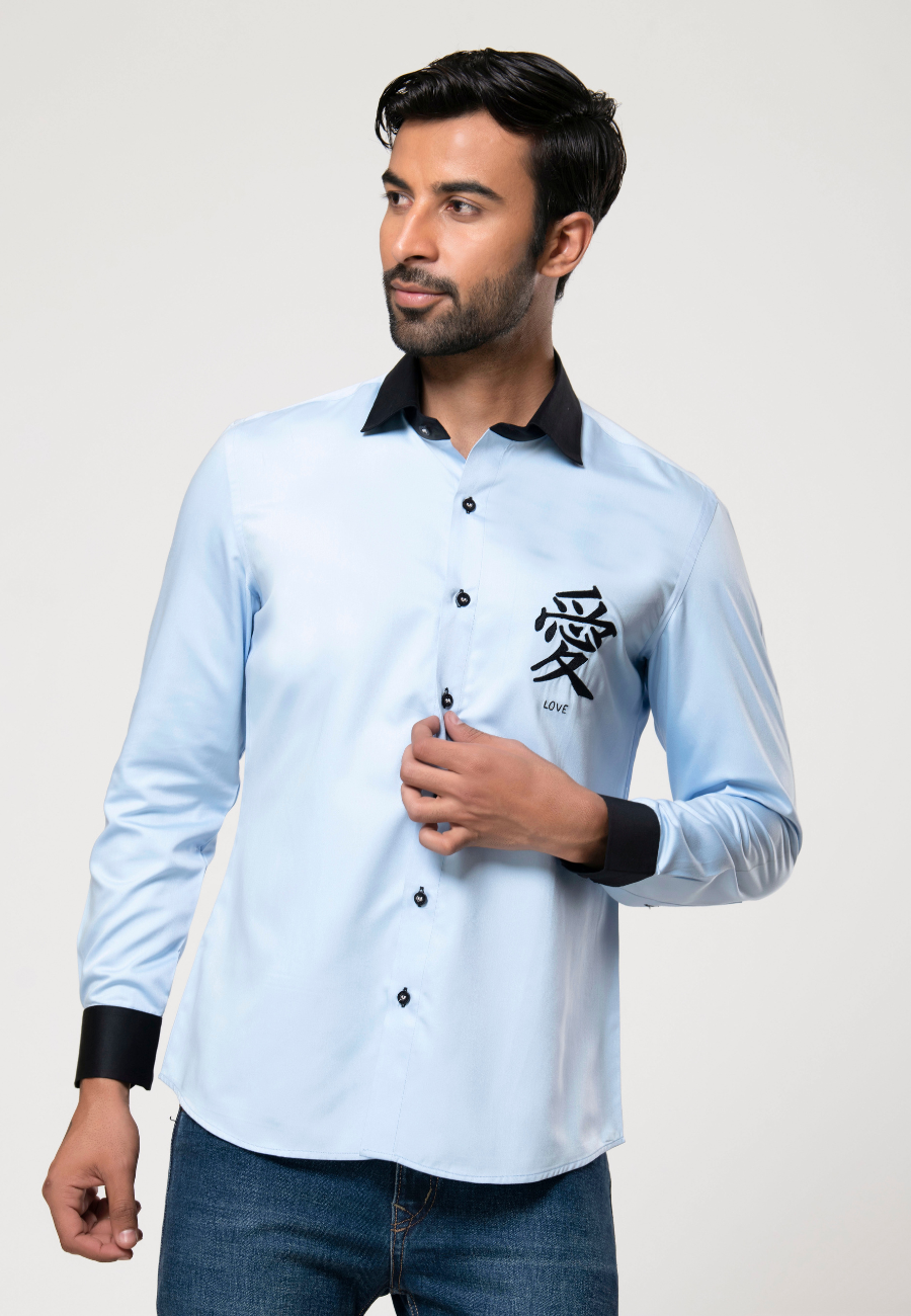 Premium Light Sky Blue Shirt