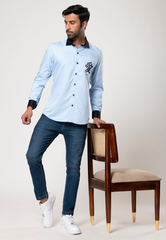 Stylish Blue Shirt for Men
