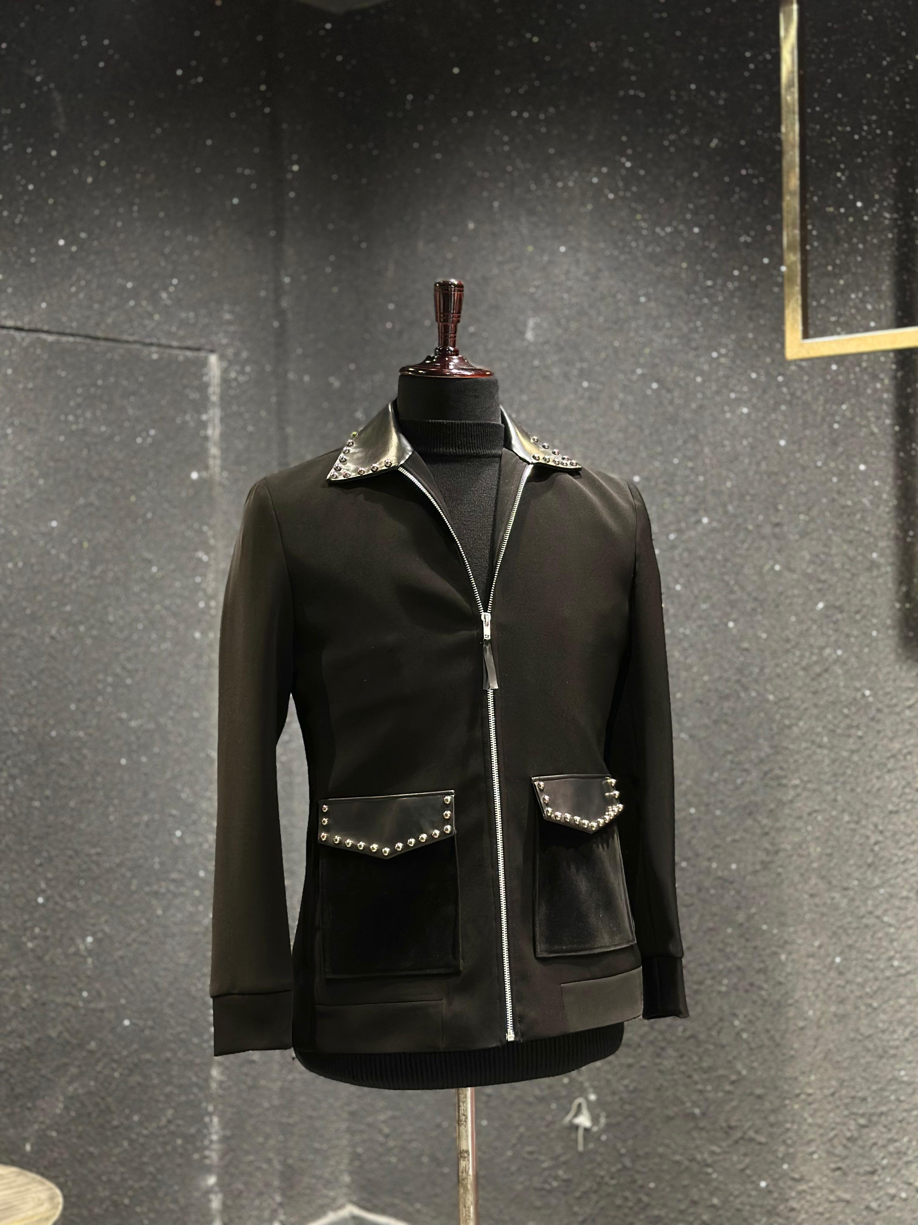 Head-Turning Stud Jacket