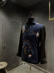 Dragon Hand Painted Shirt for Men