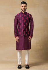 Wine Kurta Bundi Collection 2024 